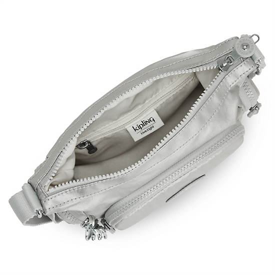 Sacs Crossbody Kipling Gabbie Mini Metallic Argent | FR 2092SG